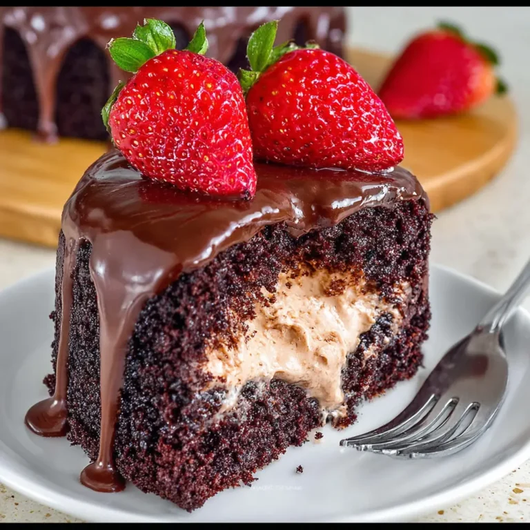 A delicious plate of Small Chocolate Cake