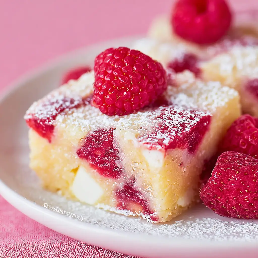 A delicious plate of Strawberry Fudge